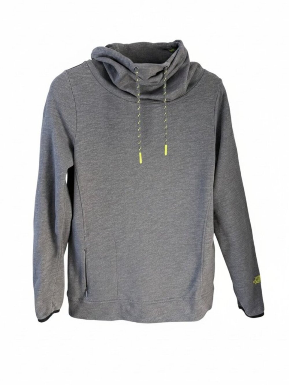 THE NORTH FACE Grey Cowl Neck Hoodie Pullover Cozy Sweatshirt l